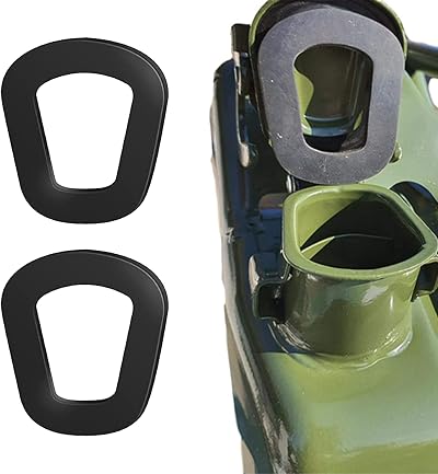 Rowwait 2Pcs Jerry Can Gaskets Rubber Fuel Can Washers Universal Seal