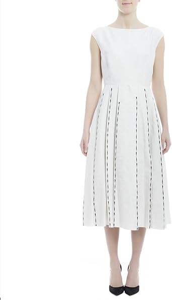 amazon white linen dress