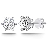 SugarTang Moissanite Earrings Studs for Women