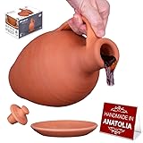 Hakan Anadolu Natural Clay Water Pitcher Set