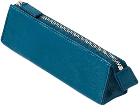 Amazon スマートペンケース ブランド 本革 メンズ レディース 小物 筆箱 ギフト ペア レザー 牛革 シンプル おしゃれ プレゼント大容量 誕生日 ランキング シンプル ピーコックブルー ペンケース 文房具 オフィス用品