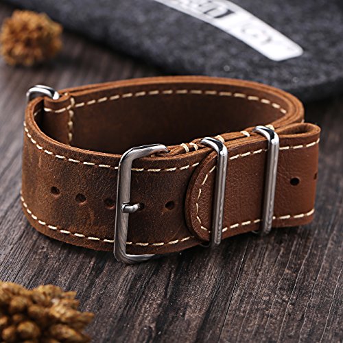 Watch Carty Carty Crazy Horse Leather Watch Band Handmade Leather Watch - Want It All