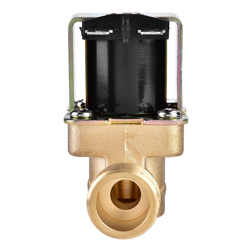 DC 24V 1/2Inlet Feed Water Solenoid Valve Normally Closed Brass