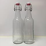 Swing lid fermenting bottles-Pack of six bottles