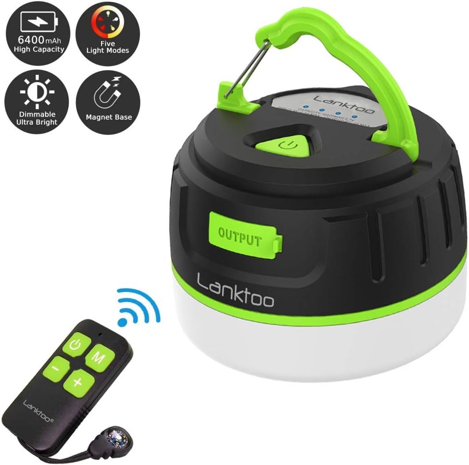 lanterna da campeggio per tenda