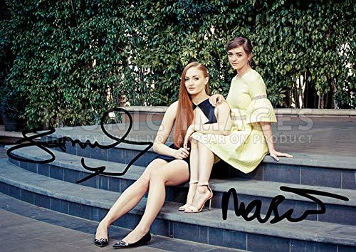 Large Maisie Williams Sophie Turner Game of Thrones Cast Print Arya Stark Sansa Stark GOT (11.7" x 16.5")