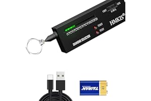 HMKIS Diamond Tester Pen, Professional Jewelry Diamond Selector Diamond Selector for Novice and Expert (Non-Rechargeable)