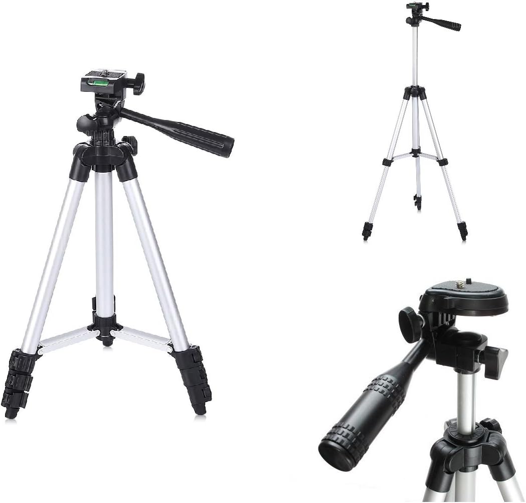 Pluvios Lightweight Digital Camera Tripod + Tripod Carry Bag for Canon Powershot + Elph A, SX, S Series inc G3 G7 X Mark II, G9, SX540 HS, SX280 HS, SX540 HS, SX530 HS, SX720 HS, SX620 HS, SX710, S120, S200