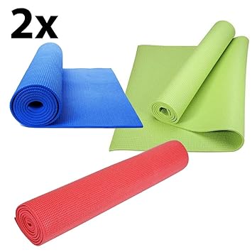 Vinciann 2 x Alfombrilla Yoga Gimnasio Alfombra Colchoneta ...