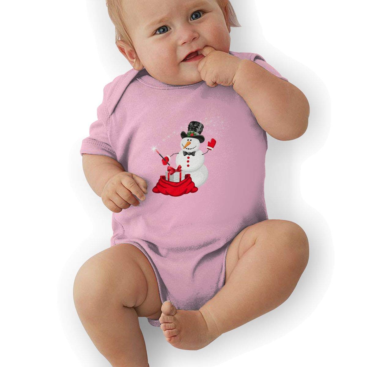 snowman onesie baby