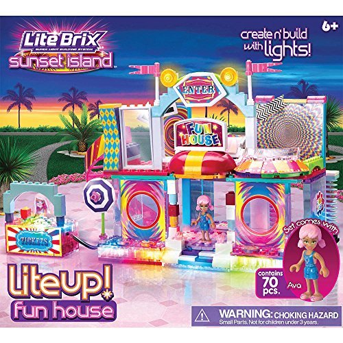 Cra-Z-Art Lite Brix Lite Up Fun House Building Set