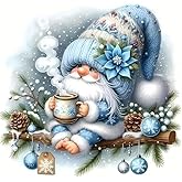 Merry Christmas Pine Snowflake Gnome Floral PVC Vinyl Car Decals Stickers Waterproof Self-Adhesive Decals for Cars, Laptops, Trucks, Motorcycles Wall Window Luggage Scratch Cover Door Decor Sticker