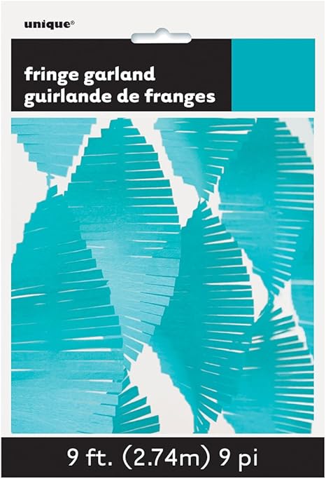 Tissue paper fringe garland Clearance