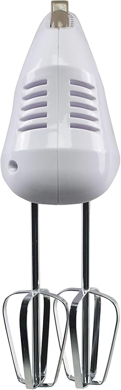 BP.304 Batidora eléctrica y Mezclador, 150 W, ABS, acero cromado, blanco gris paloma — foto 2 de 8