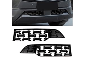Sporacingrts Front Grill Mesh Inserts - Premium Exterior Accessories Compatible with 2023-2024 Mazda CX-50 - ABS Material, Set of 2 (Compatible with 2023 CX-50 Grills)