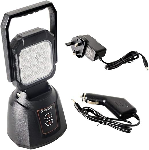 Foco LED Proyector AAIWA 48W 4800LM Lámpara Camping Recargable Luz ...