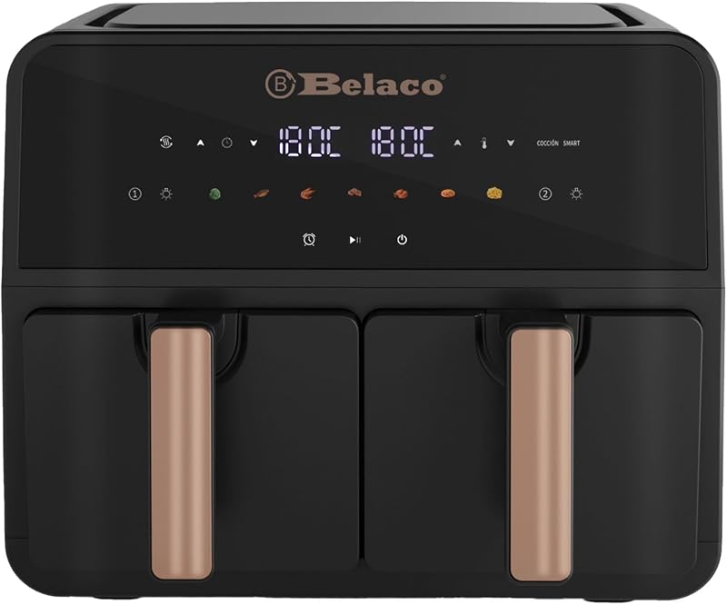 Belaco Air Fryer 9L Dual Zone Digital Display 60 Min Timer BEL-AF-03