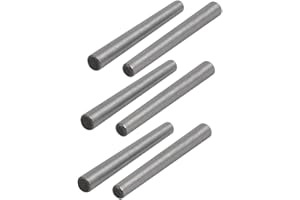 uxcell uxcellCarbon Steel GB117 40mm Length 4mm Small End Diameter Taper Pin 6pcs