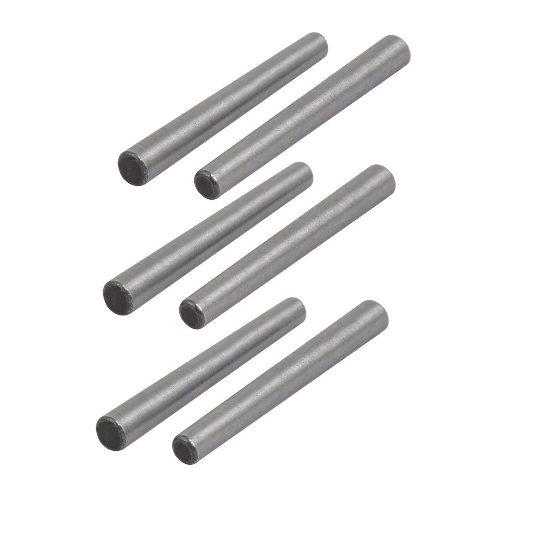 Sourcingmap Carbon Steel GB117 40mm Length 4mm Small End Diameter Taper Pin 6pcs