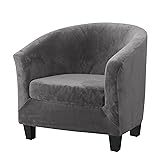 MIFXIN Tub Chair Slipcover 2-Piece Stretch Club