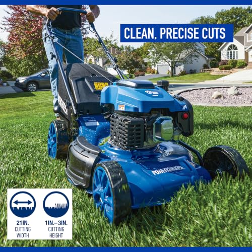 Powerhorse 21-Inch 3in.-1 Self-Propelled Gas Lawn Mower photo 12