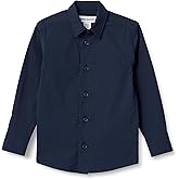 Amazon Essentials Boys and Toddlers' Long Sleeve Dress Shirt