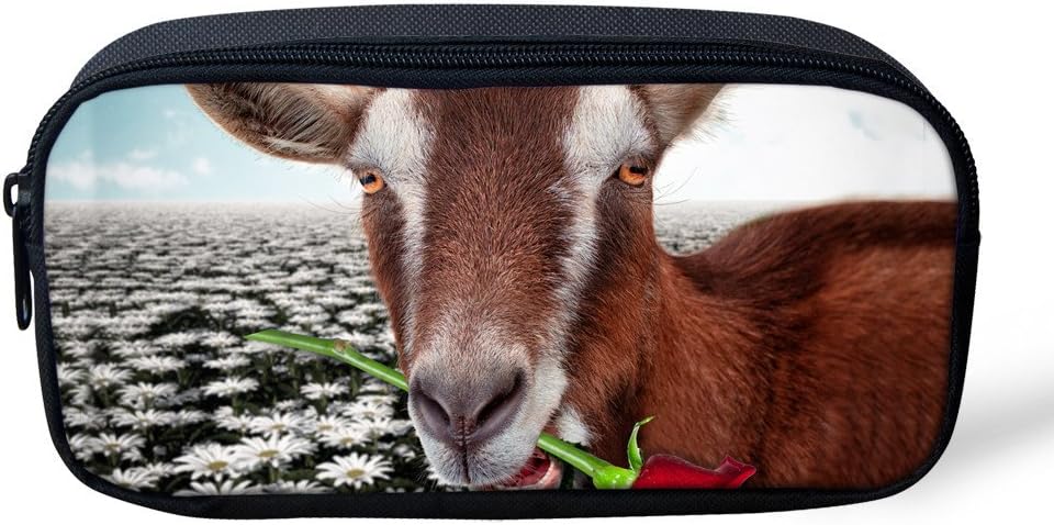 Speical Animal Print 3D Pencil Case Storage Muti-purpose Pen Bag Durable