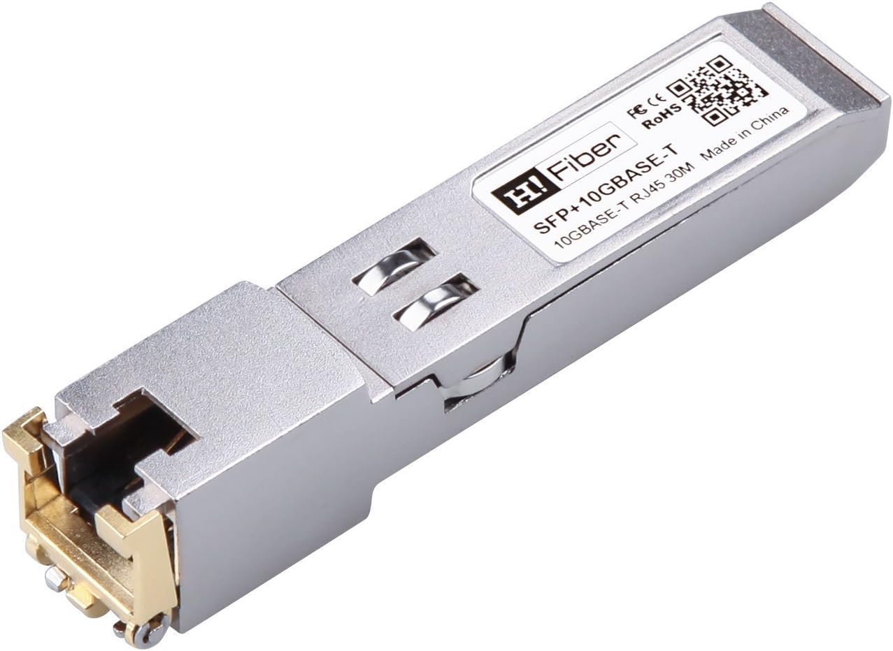 10Gb SFP+ RJ45 Transceiver, 10Gbase-T SFP+ Ethernet Module Support 10G/5G/2.5G/1.25G, Marvell 113C-Chip - Image 3