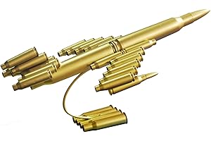ZhurongGod Bullet Shell Style Metal Airplane Decor – Handmade Military Aircraft Model for Desk or Home, Aviation Gift for Dad, Men, Pilots and Airplane Lovers,Christmas Idea(1007 Airplane)
