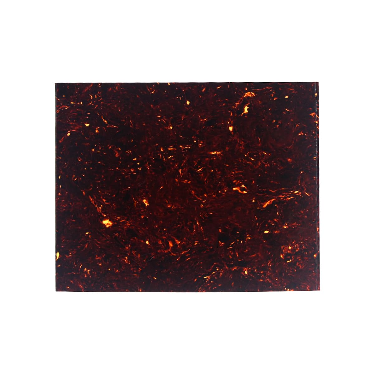 FLEOR 20X17cm Acoustic Guitar Pickguard Material Anti-scratch Blank Sheet Self-adhesive Backing for Most Acoustic Guitar CuSTm, Brown Tortoise Shell