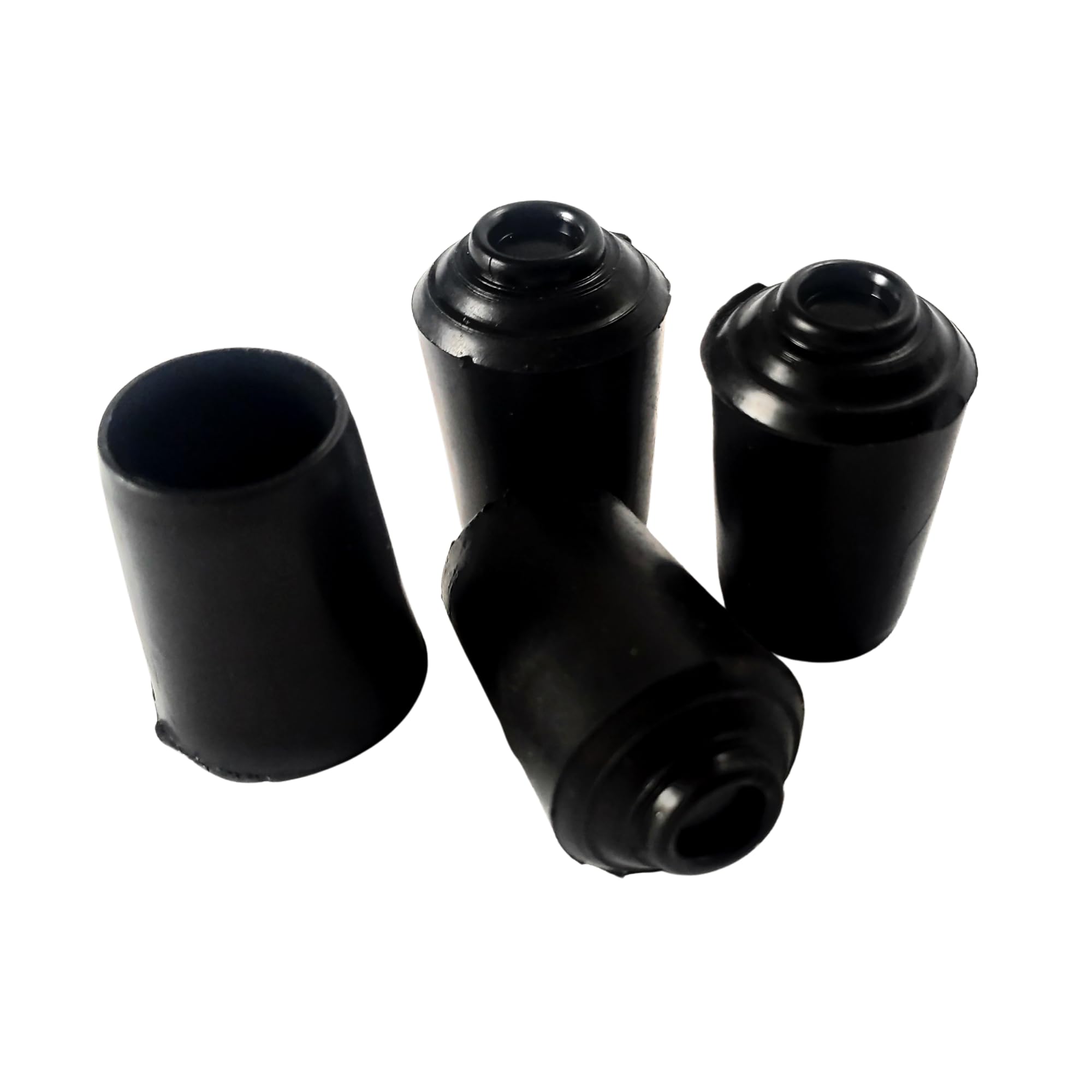 Rubber End Ferrules for Walking Cane Stick Heavy Duty Cap Stoppers Crutches Zimmer Frames Hiking Pole Table and Chair Feet Tips 16mm (4)
