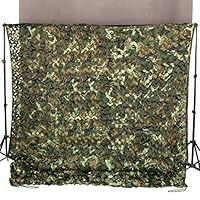 Ginsco 6.5ft x 10ft 2mx3m Woodland Camouflage Netting Desert Camo Net for Camping Military Hunting Shooting Blind Watching Hide Party Decorations