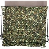 Ginsco 6.5ft x 10ft 2mx3m Woodland Camouflage Netting Desert Camo Net for Camping Military Hunting Shooting Blind Watching Hide Party Decorations