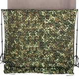 Ginsco 6.5ft x 10ft 2mx3m Woodland Camouflage Netting Desert Camo Net for Camping Military Hunting Shooting Blind Watching Hide Party Decorations