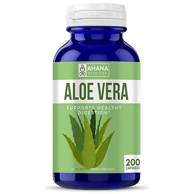 Aloe Vera Capsules by Ahana Nutrition - Pure Aloe Jamaica | Ubuy