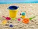 Novelty Kids Assorted Sand Tools Set 11 Pc - Multicolor Beach Toys Play Set for Sandbox | Pools | Playpen | Bathtub - Includes 6 Molds | 2 Shovels | Watering Can | sand Funnel |Bucket - Ages 3+