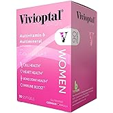 Vivioptal Women 90 Softgels - Multivitamin &amp; Multimineral Supplement - CoQ10 &amp; Omega-3