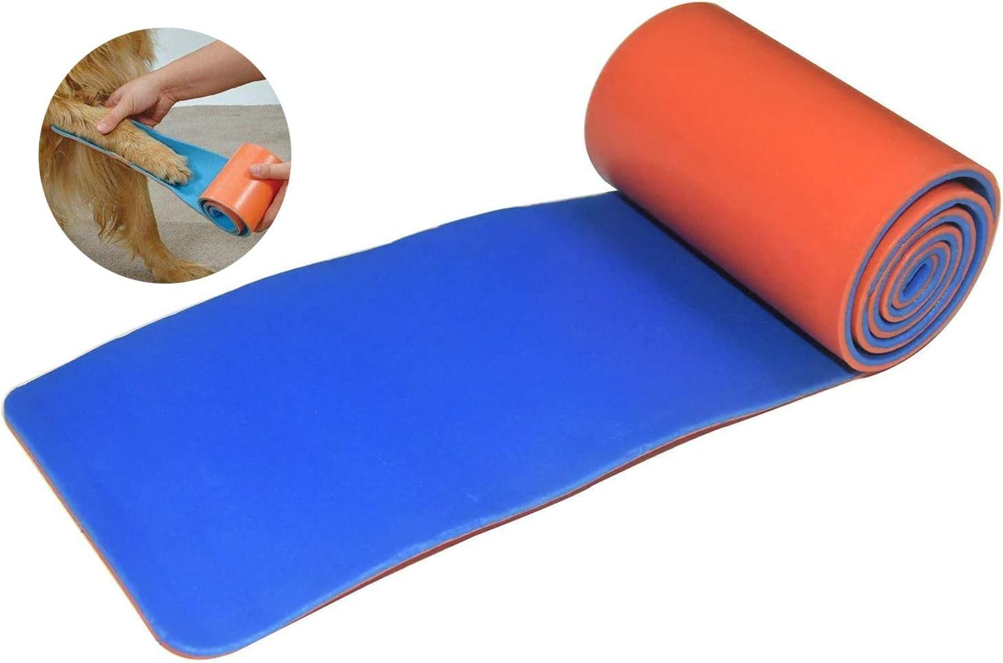 2 Pack Universal Aluminum Roll Splint Medical Polymer Fixture Bone First aid - 36 INCH, Orange - Image 4
