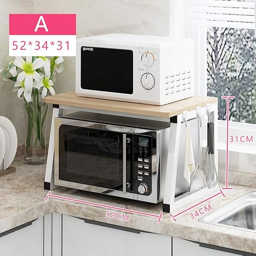 ZXCC Cocinas Sencillo Estantería Microondas Y Horno, Utilidad ...