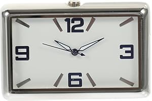 IMIKEYA Small Digital Clock for Car Dashboard - Vehicle Mini Adhesive Square Analog Clock - Travel Portable Tiny Stick on Wat