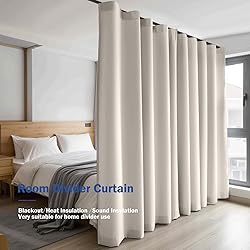 cbsroro Room Divider Blackout Curtain Total Privacy