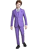 Marvelous World Boys Suits Lavender Slim Fit Size 3