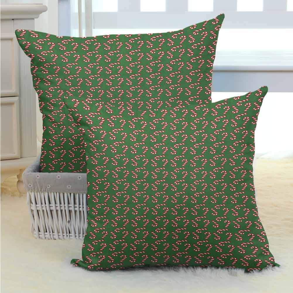 Amazon Com Christmas Square Throw Pillow Covers Set Machine