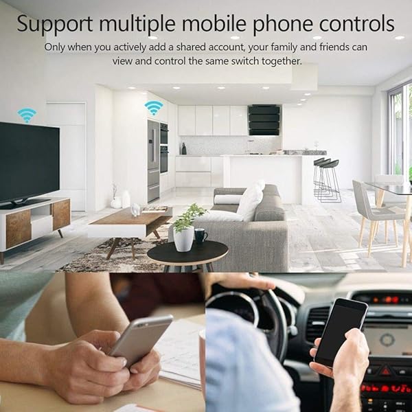 PerGrate Home WiFi Smart Steckdose Fernbedienung Wireless Timer Switch Outlet EU Stecker