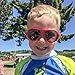 TRUST OPTICS Kids Age 3-10 Soft Flexible Polarized Aviator Sunglasses - Black Aviator Style