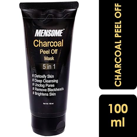 Charcoal peel off mask for men