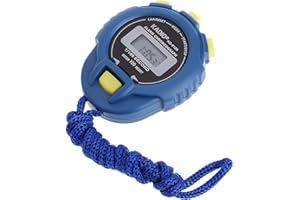 Misright Handheld Digital Stopwatch Timer with Display?Buttons?Strap, Waterproof