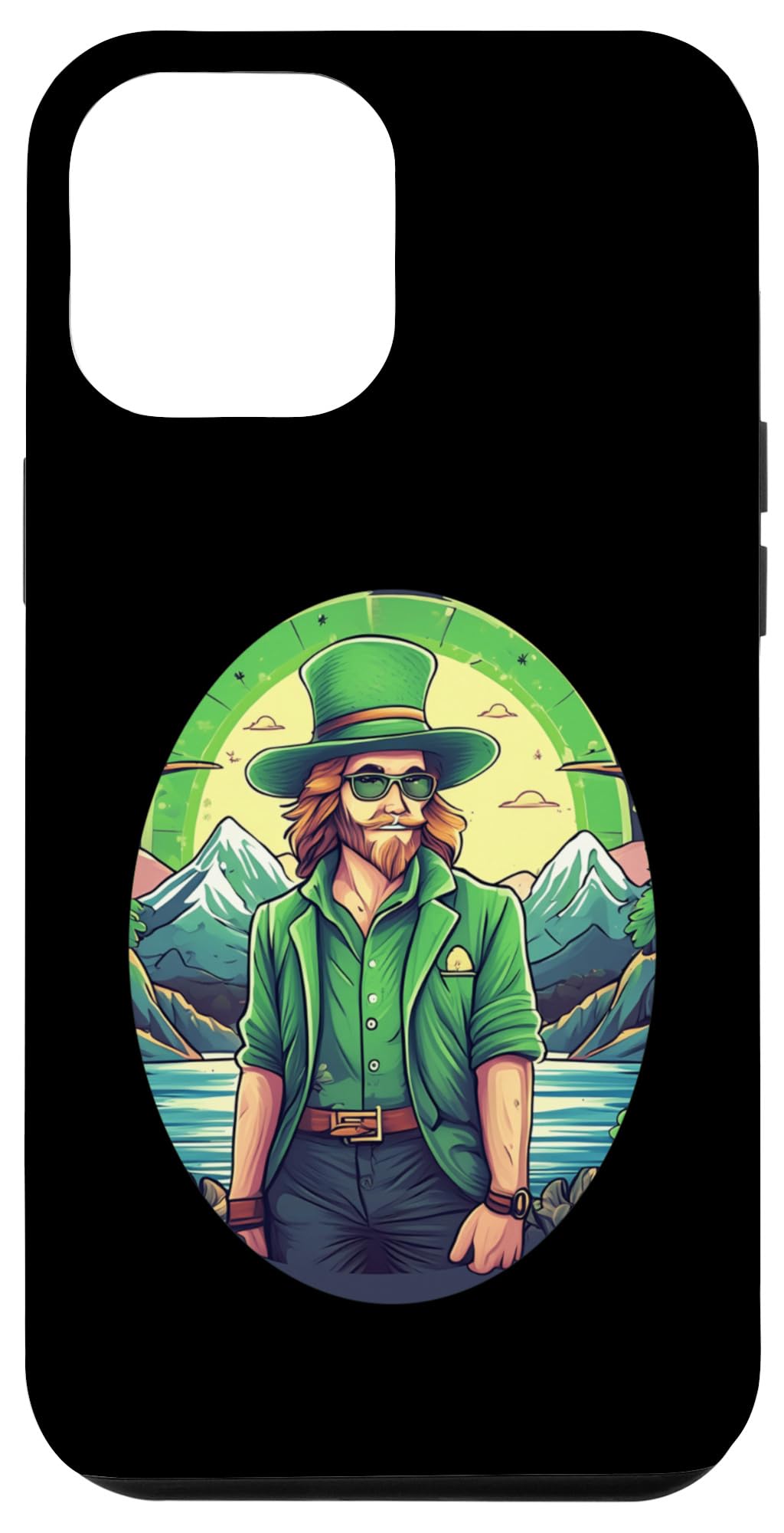 iPhone 15 Pro Max St. Patrick's Day Shamrock St Paddy's Day Leprechaun Case