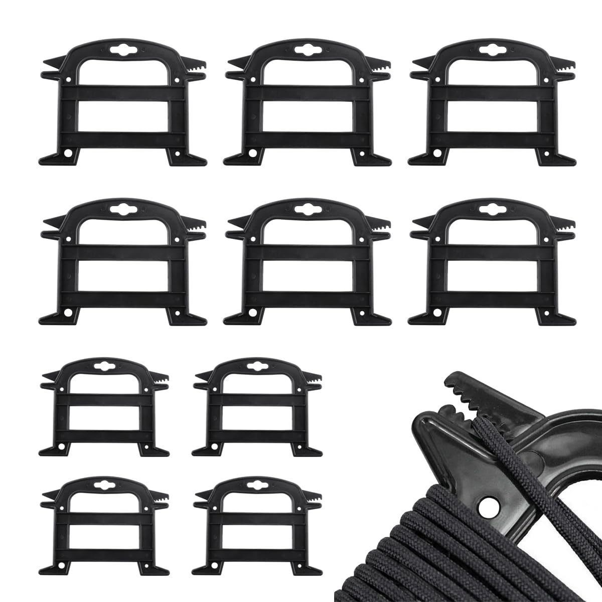 Photo 1 of Line Winder Rope and Cord Organizer Rope Winder Paracord Cord Keeper Rope Organizer Spool Tool Prevent Knots Recoils and Kinks (10pack)