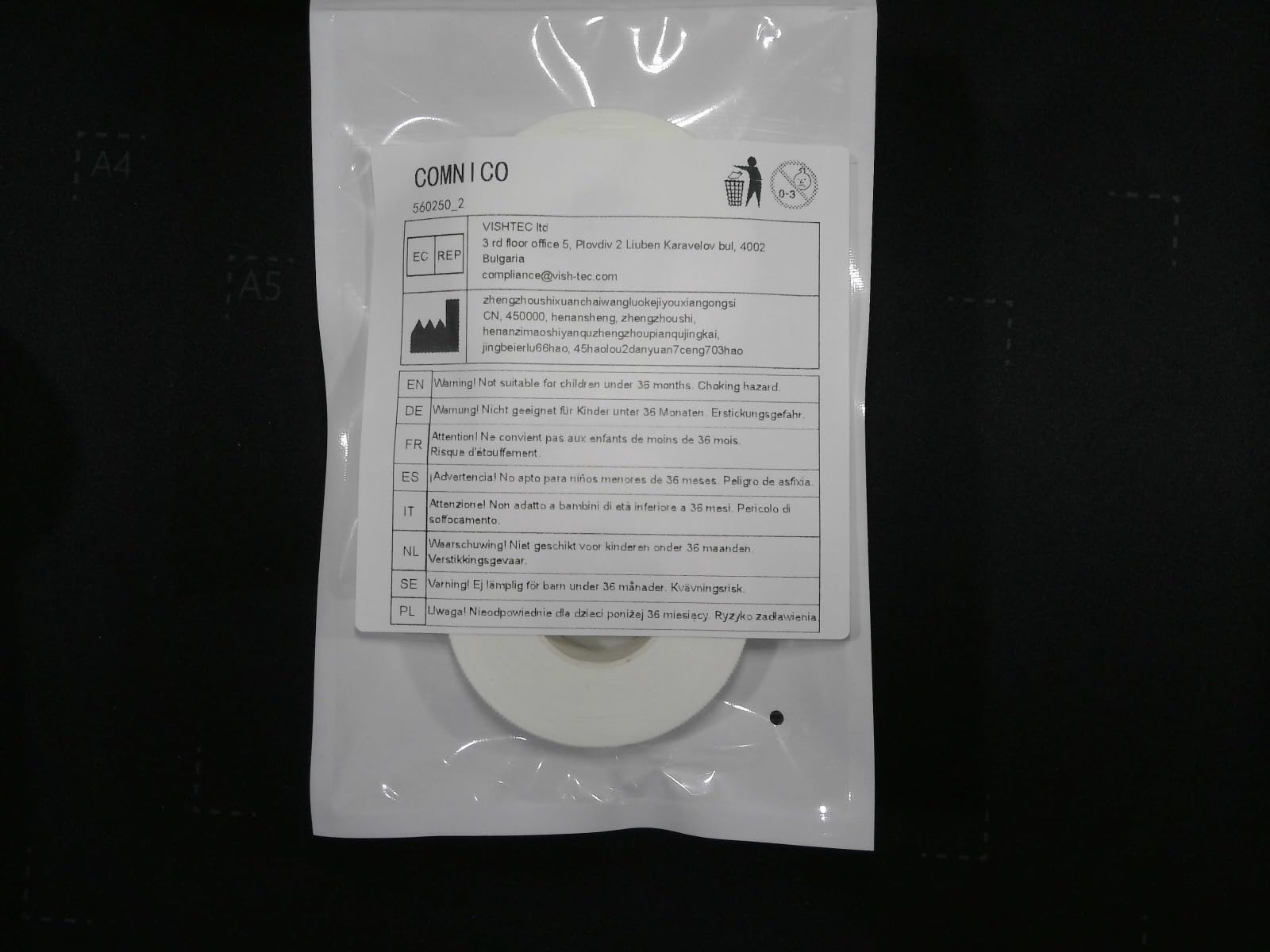 Finger Tape, White Extra Strong 0.6-Inch x 32-feet Athletic Tape for Fingers Feet Sweat Volleyball Finger Tape for Outdoor Sports Climbing Football (2)